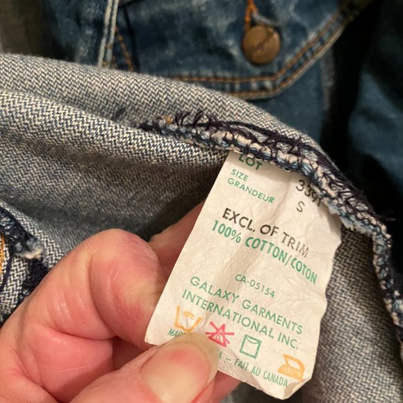 Fancy Ass jean jacket blue size small - Picture 5 of 14